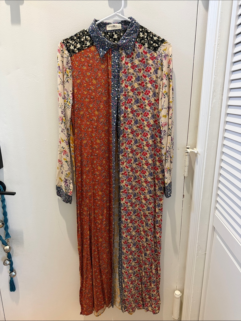 Natural Life Boho Floral Patchwork Dress or Shirt